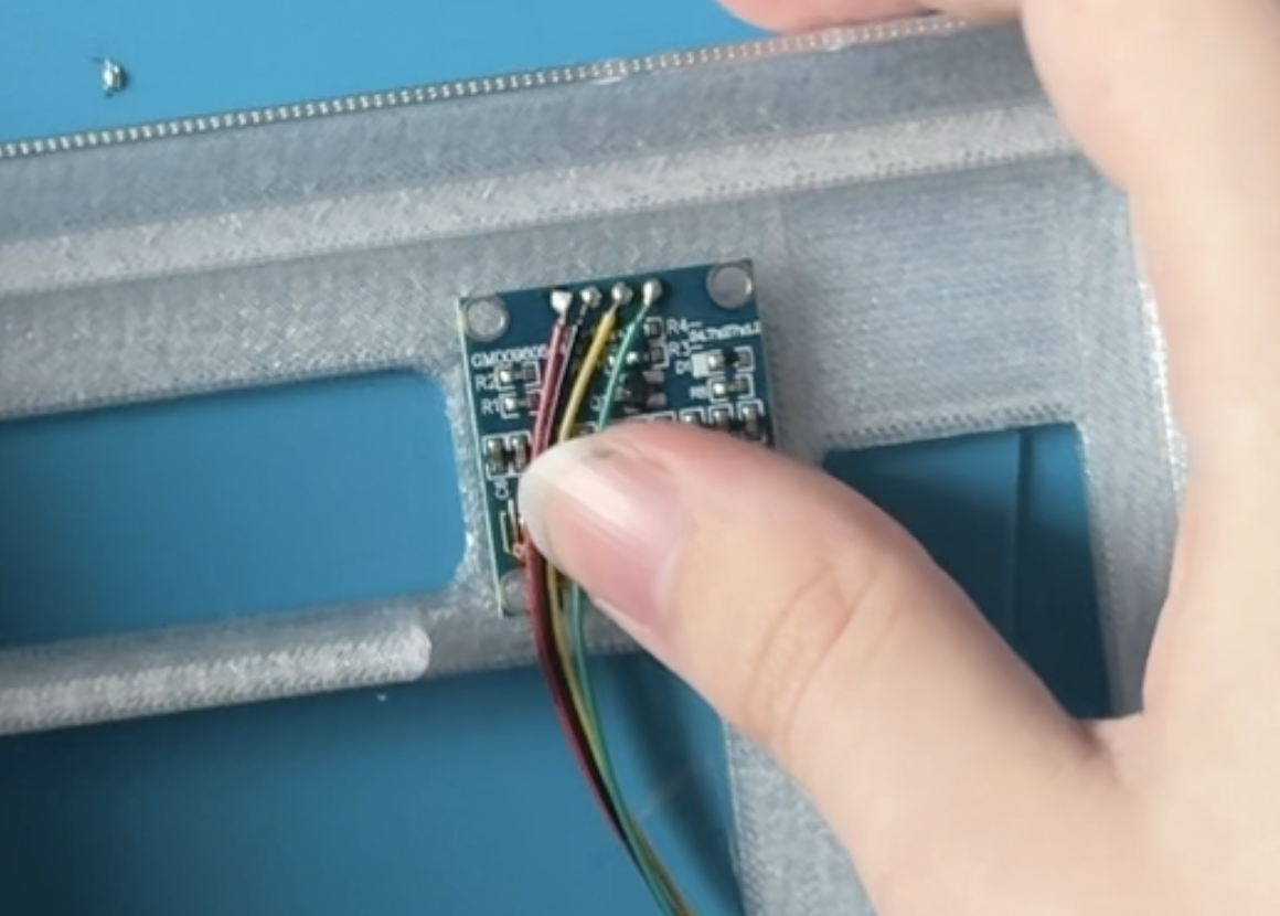 Touchord display alignment