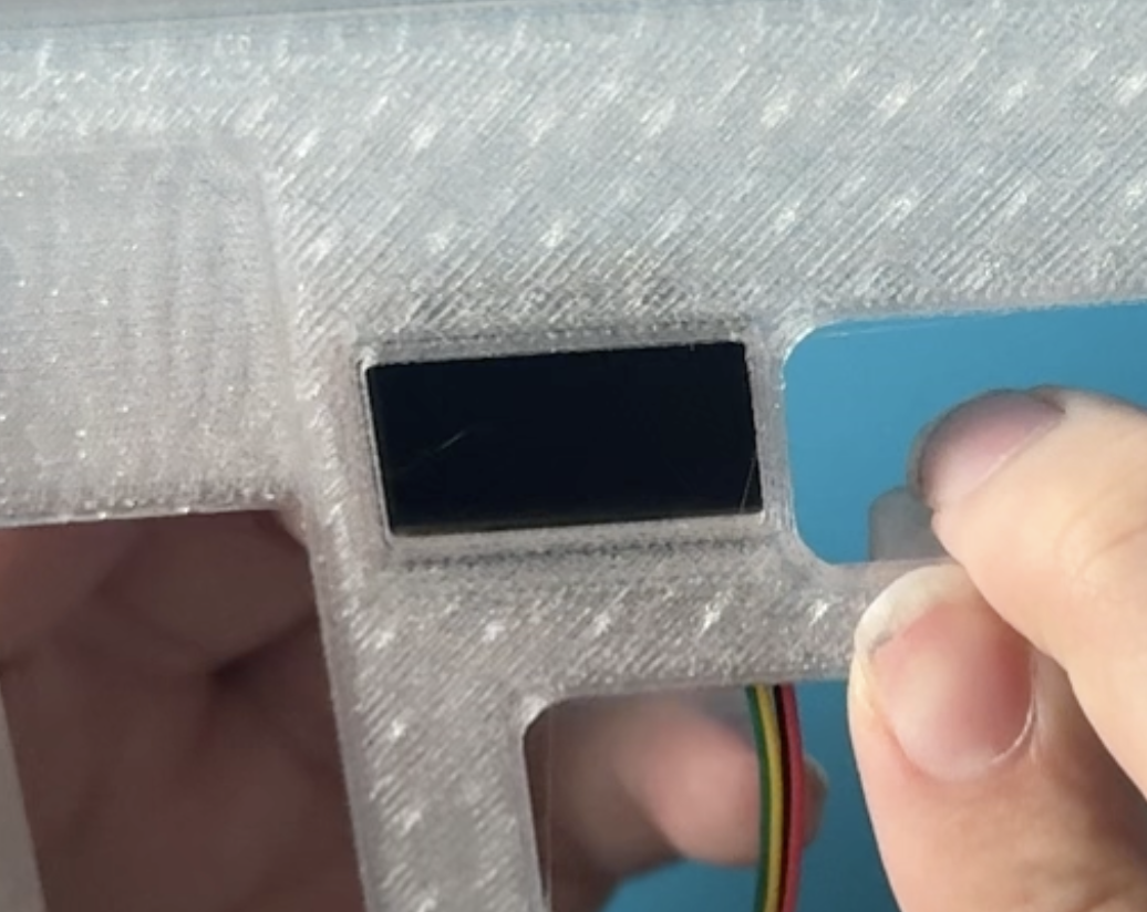 Touchord display alignment other side