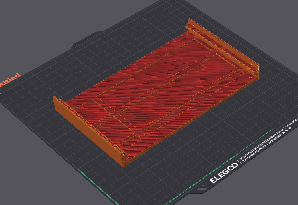 Touchord 3D Printing Bottom Shell