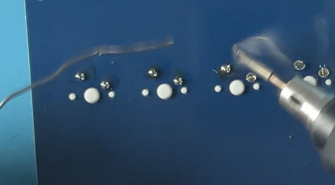 Touchord PCB Solder joints